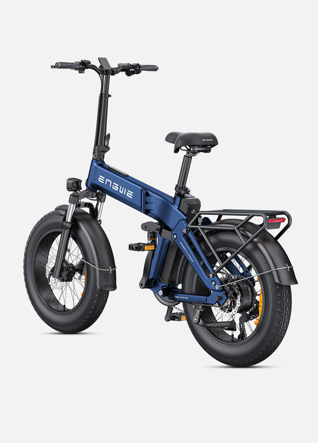 Fat Bike Electrique Pliant 20 Pouces Bleu - PRO 3