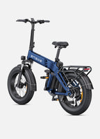 Fat Bike Electrique Pliant 20 Pouces Bleu - PRO 3