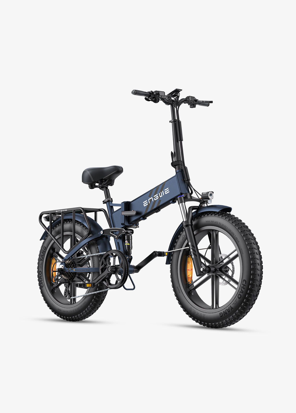 Vélo Électrique Compact de Ville Bleu - ENGWE Pro 2.0