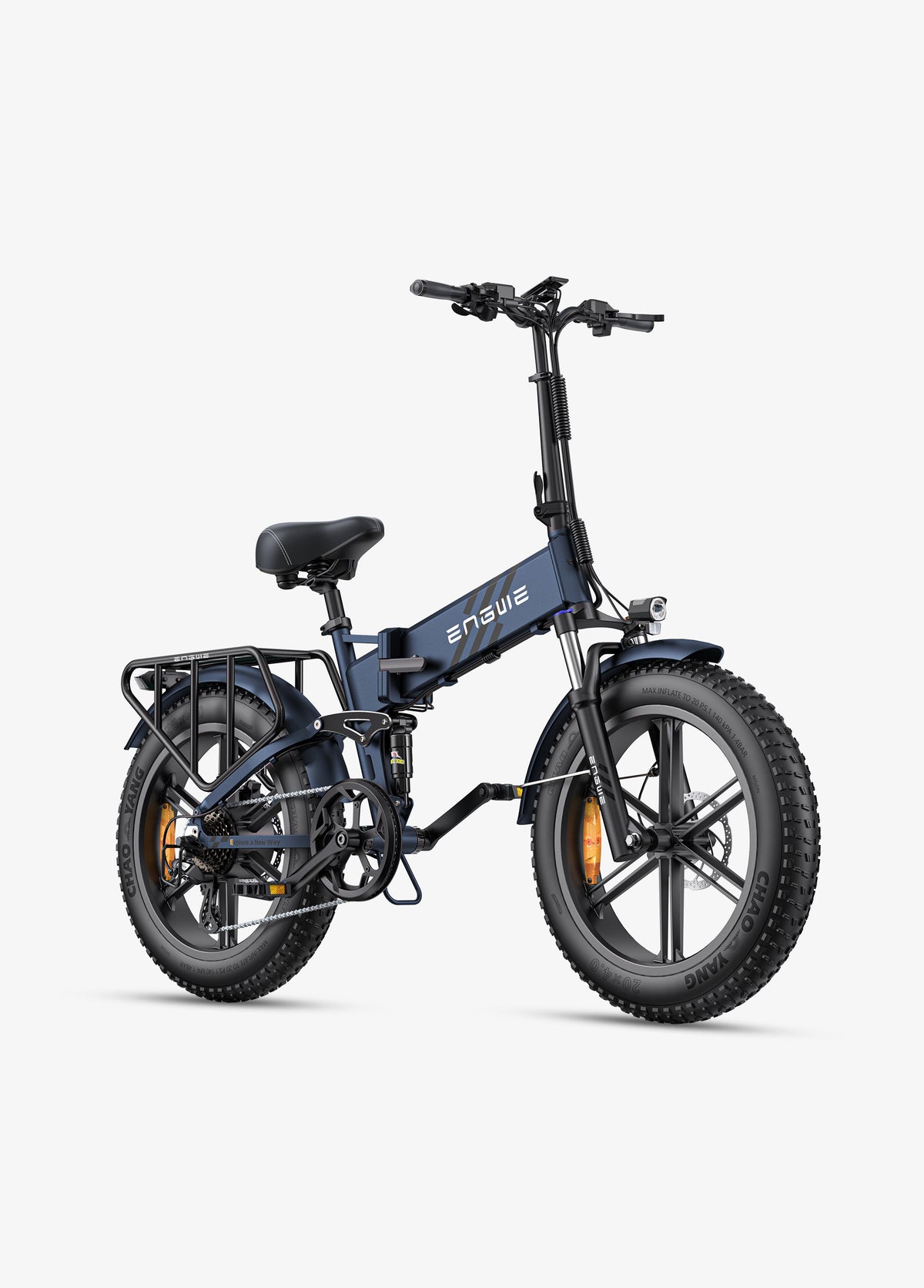 Vélo Électrique Compact de Ville Bleu - ENGWE Pro 2.0