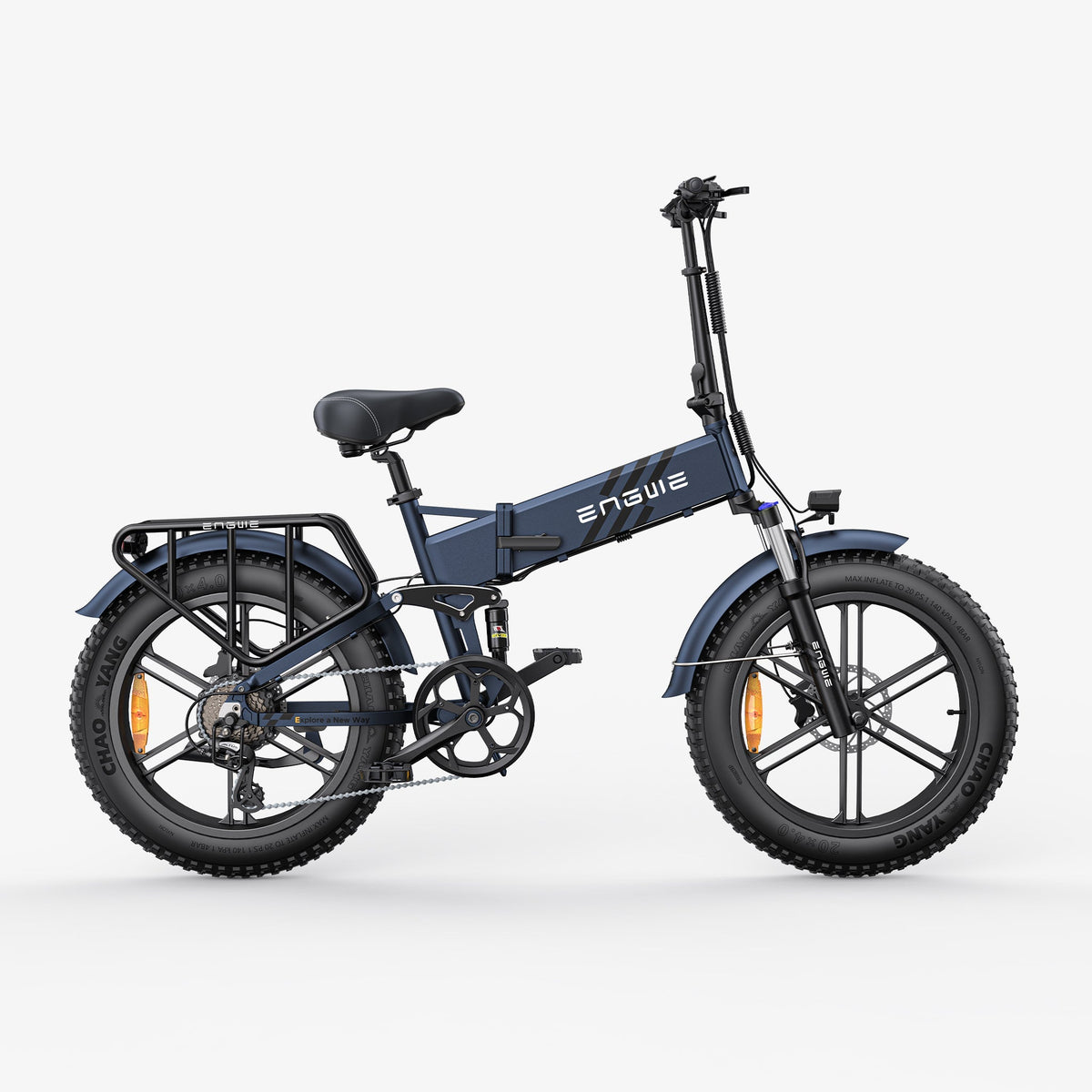 Vélo Électrique Compact de Ville Bleu - ENGWE Pro 2.0