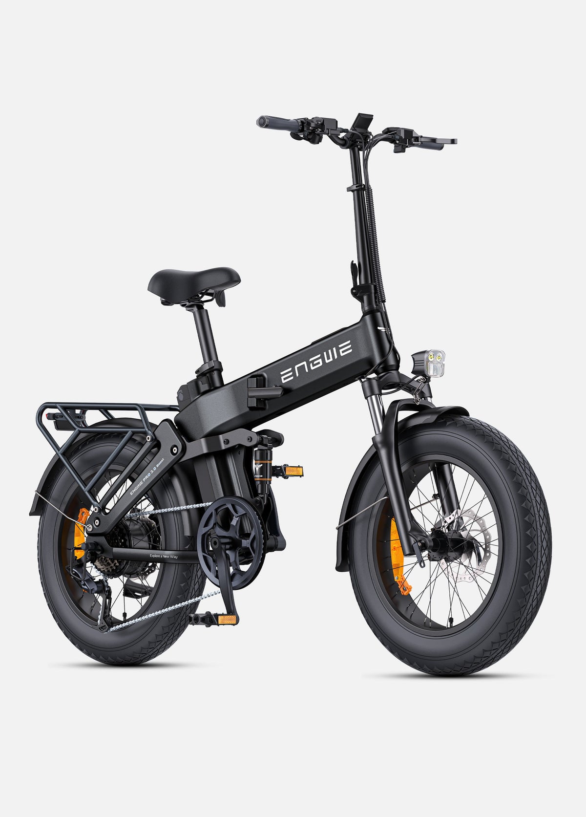 Fat Bike Electrique Pliant 20 Pouces Noir - PRO 3