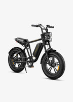 VTT Fat Bike Electrique Noir ENGWE M20