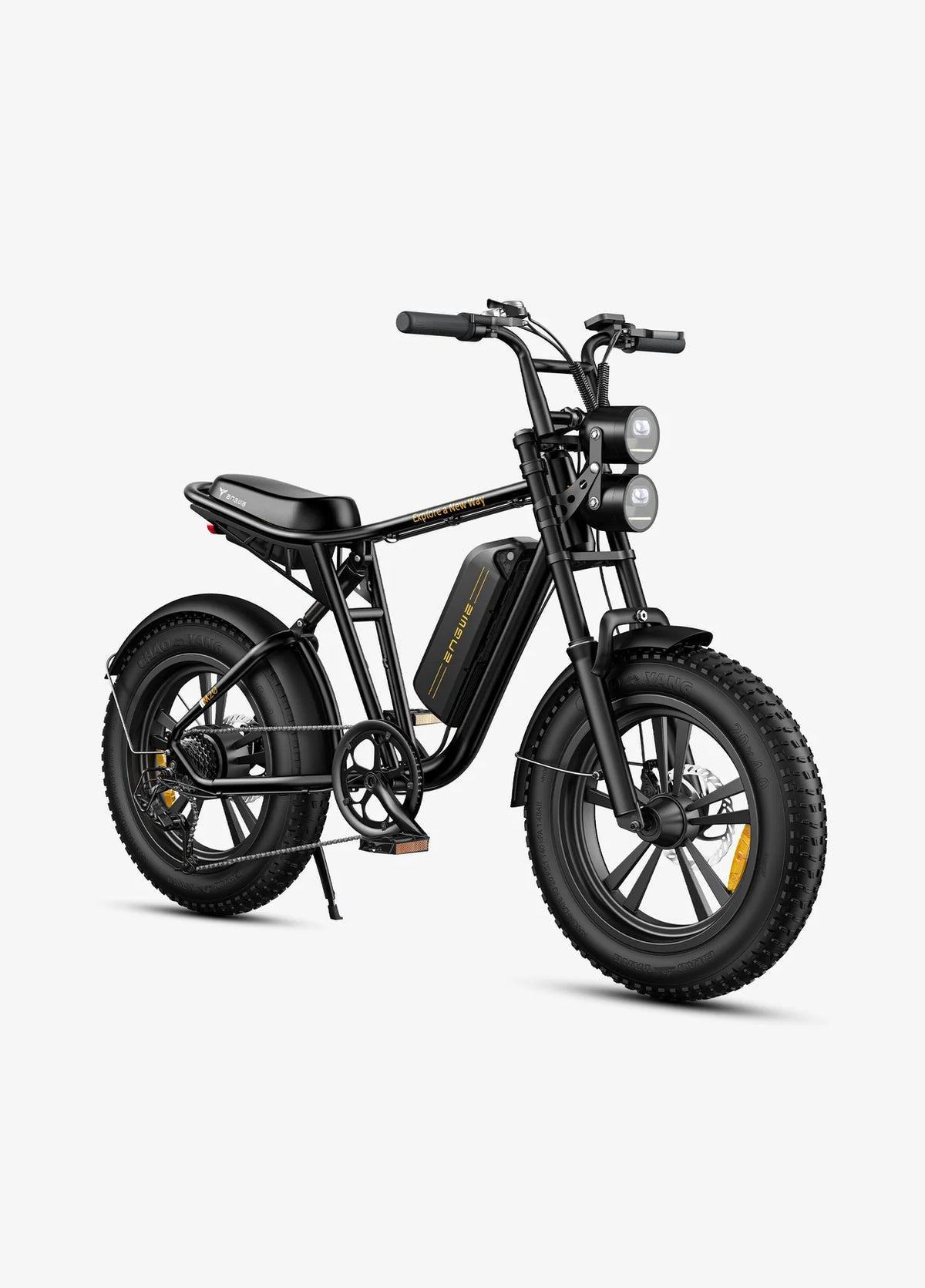 VTT Fat Bike Electrique Noir ENGWE M20