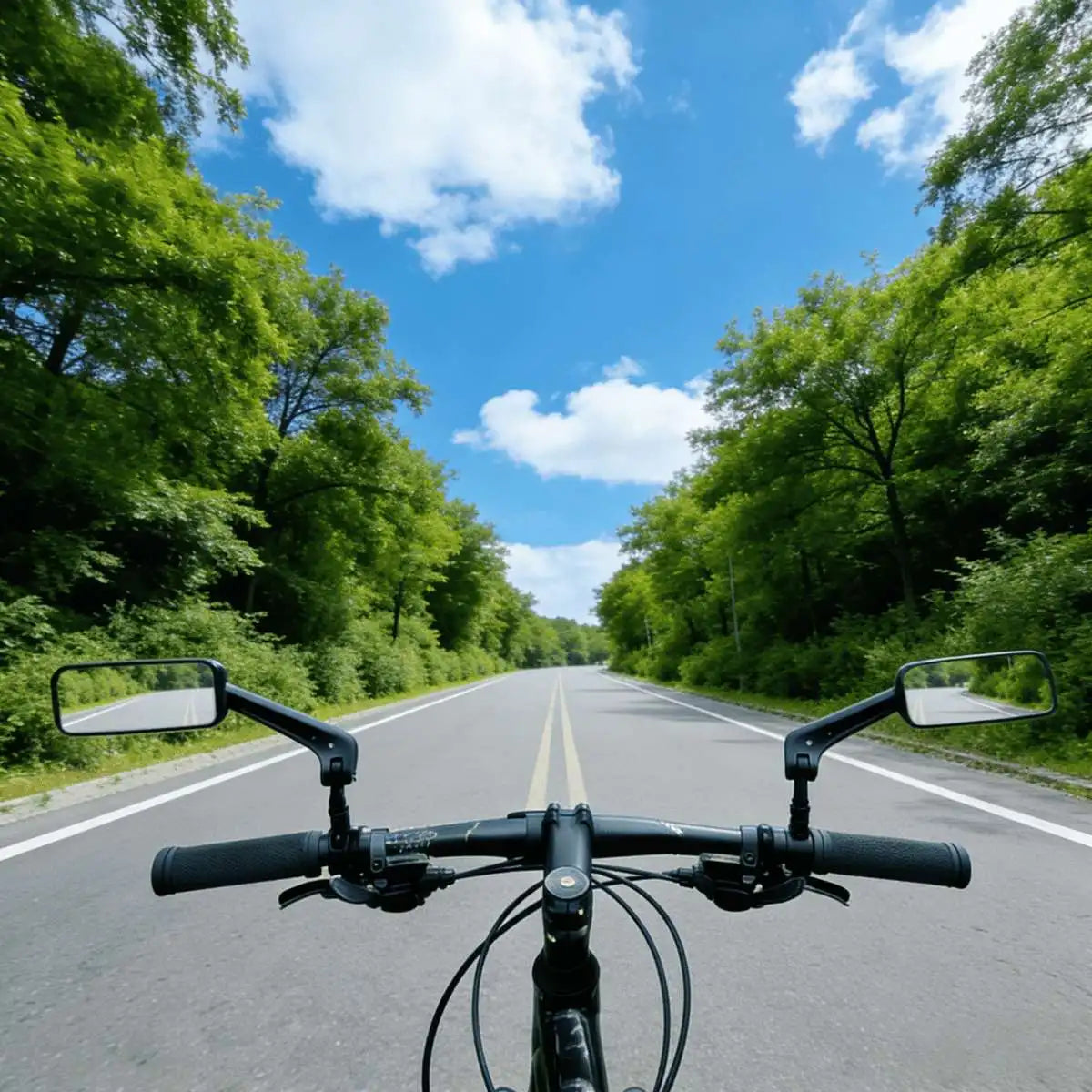 Paire de rétroviseurs rotatifs pour vélo