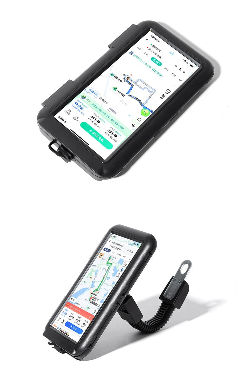 Support téléphone étanche pour guidon ou rétroviseur