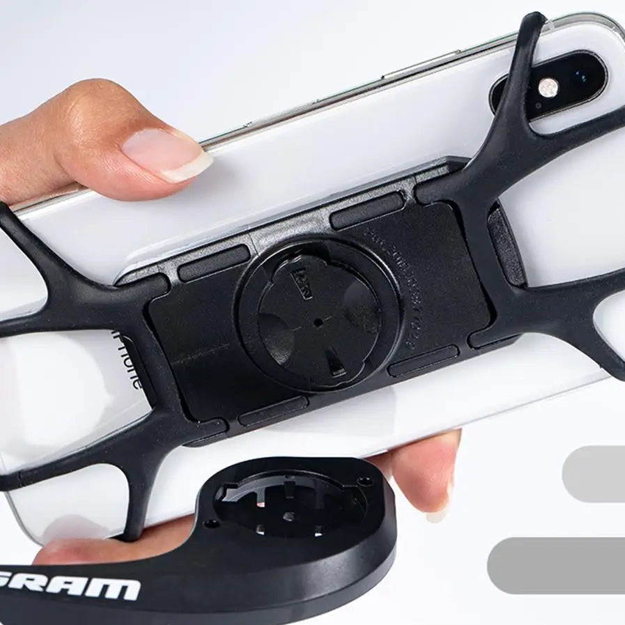 Support téléphone en silicone pour guidon