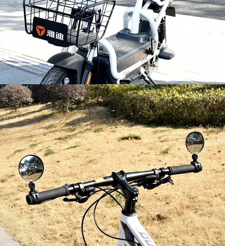 Paire de rétroviseurs de guidon pour vélo