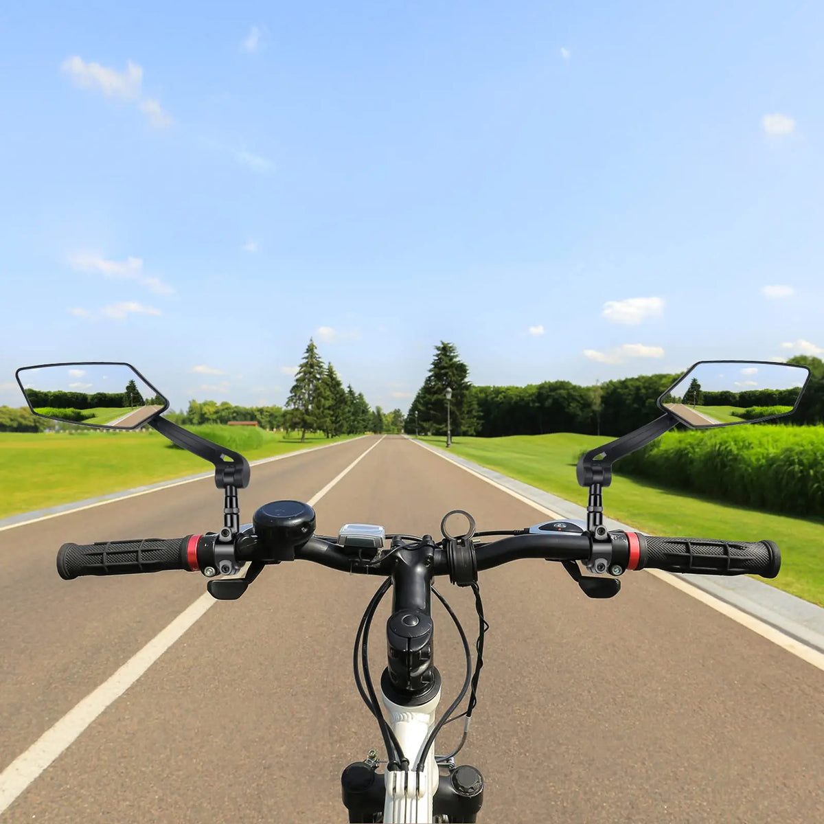 Paire de rétroviseurs larges pour vélo