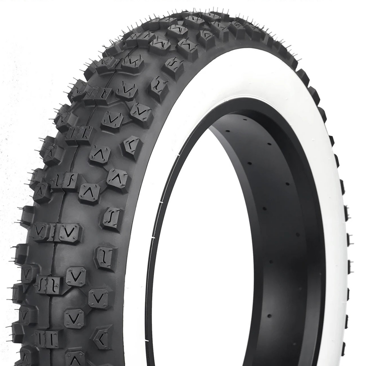 Pneu fat bike flanc blanc 20x4