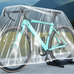 Housse transparente jetable pour vélo