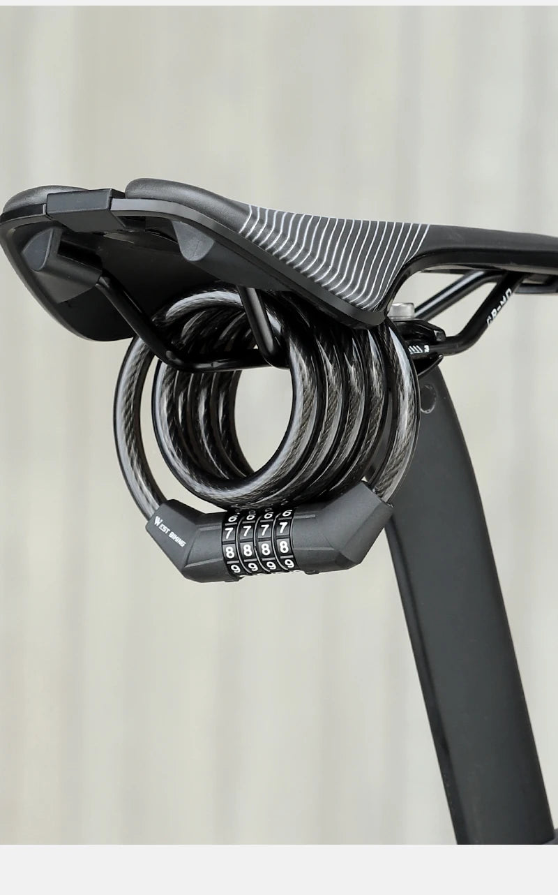 Antivol câble à code pour vélo