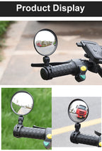 Paire de rétroviseurs de guidon pour vélo