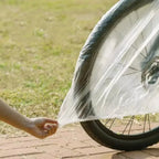 Housse transparente jetable pour vélo