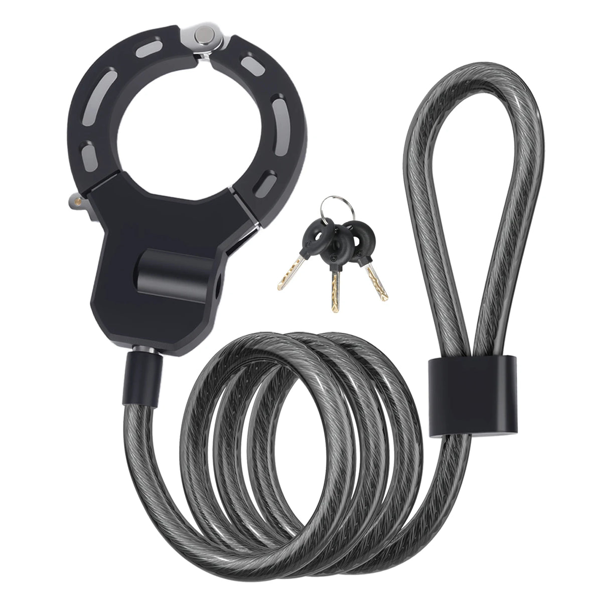 Antivol menotte avec câble pour vélo et trottinette
