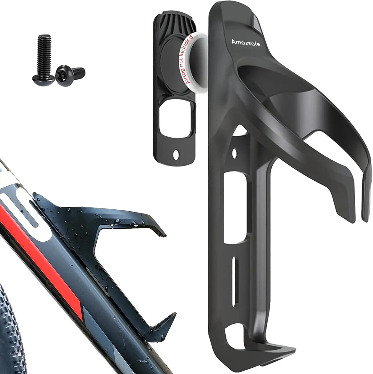 Porte-bidon avec support antivol pour balise