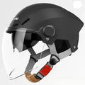 Casque jet léger avec protection solaire