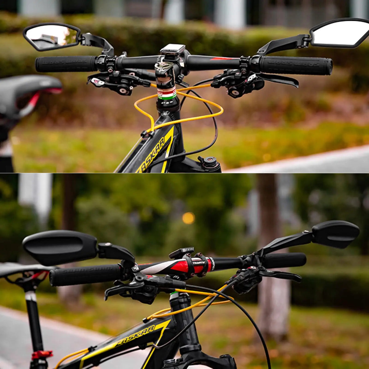 Rétroviseur de guidon réglable pour vélo