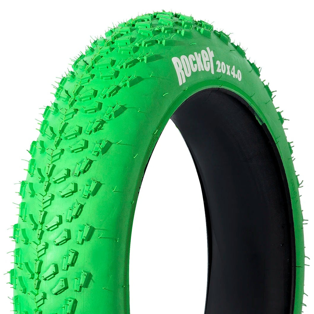 Pneu 20 pouces fat bike vert