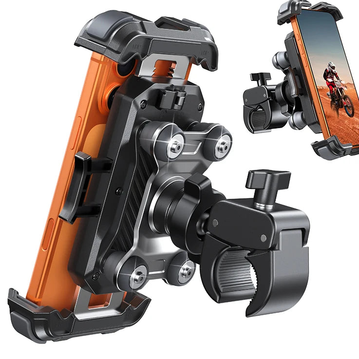 Support téléphone antivibrations pour guidon