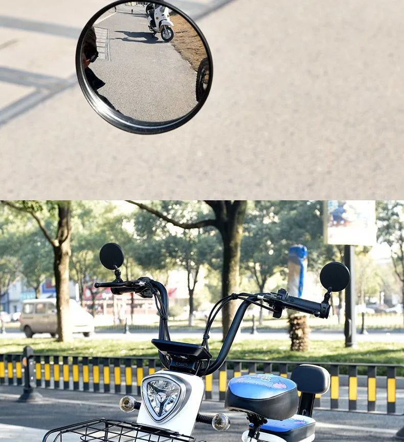 Paire de rétroviseurs de guidon pour vélo