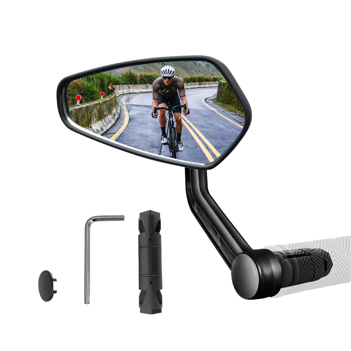 Rétroviseur de guidon grand angle pour vélo