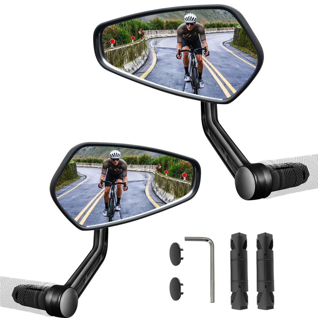Rétroviseur de guidon grand angle pour vélo