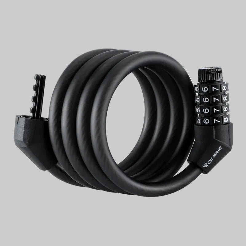 Antivol câble à code pour vélo