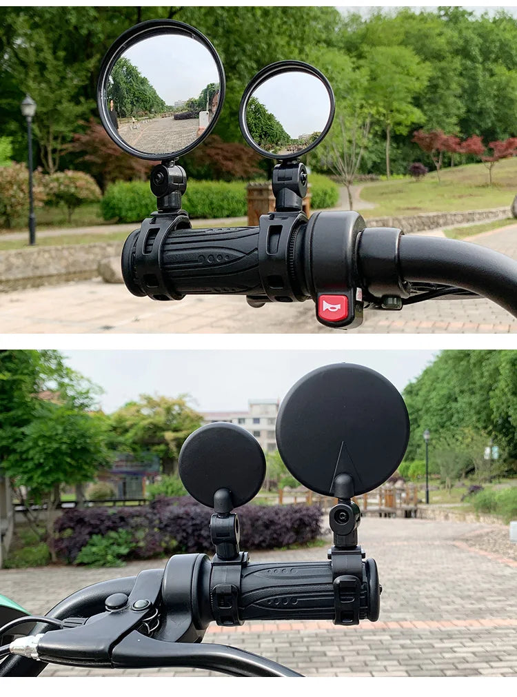 Paire de rétroviseurs de guidon pour vélo