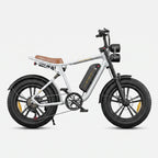 VTT Fat Bike Electrique Blanc ENGWE M20