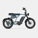 Fat Bike Vintage Scrambler Bleu - CAVET