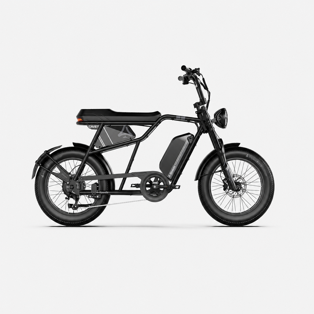 Fat Bike Vintage Scrambler Noir - CAVET