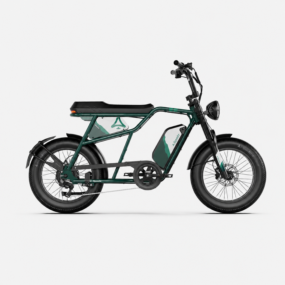 Fat Bike Vintage Scrambler Vert - CAVET