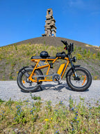 Fat Bike Vintage Scrambler Jaune - CAVET