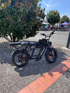 Fat Bike Longtail Biplace Électrique Noir - CAVET