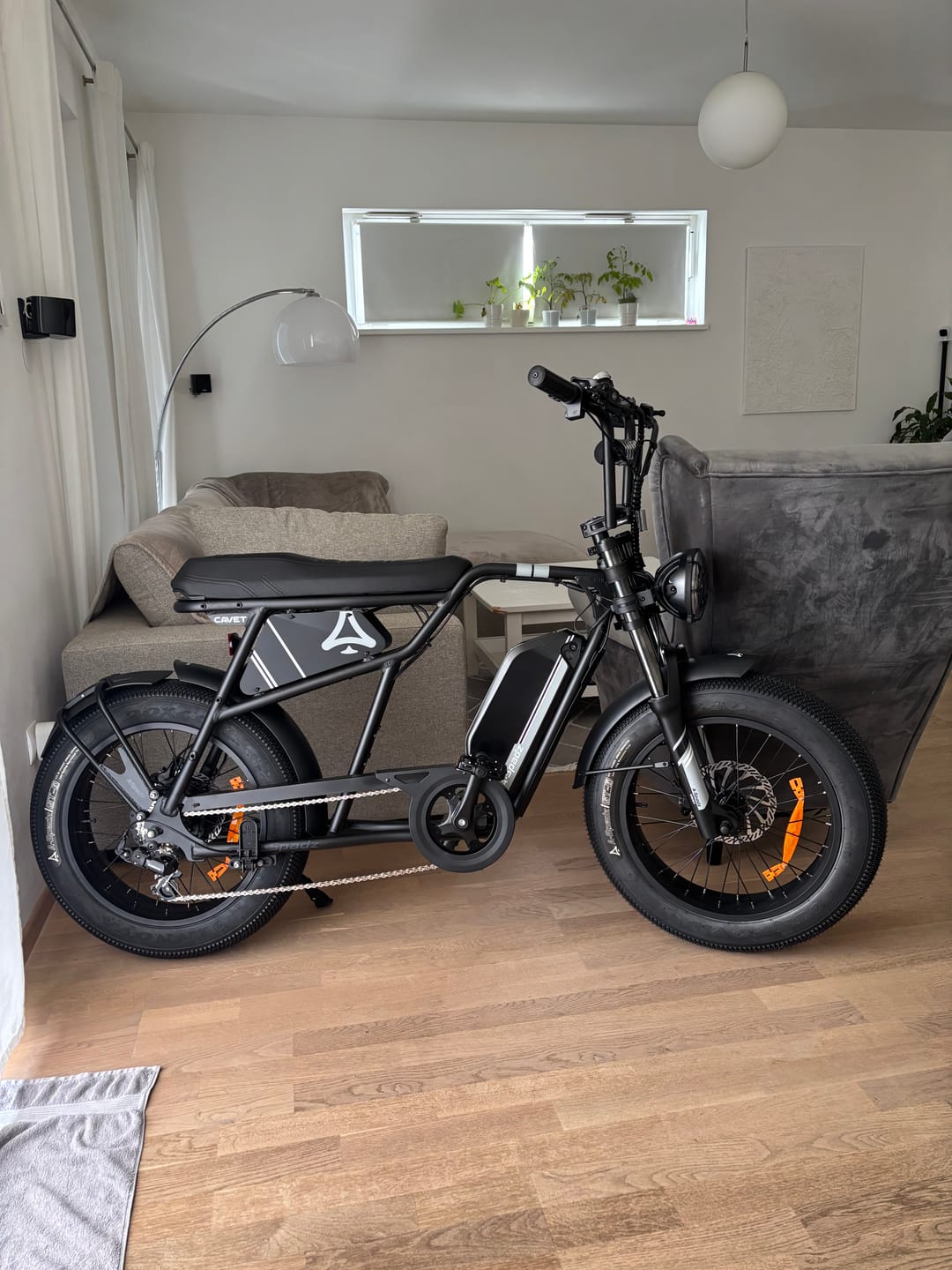 Fat Bike Vintage Scrambler Noir - CAVET