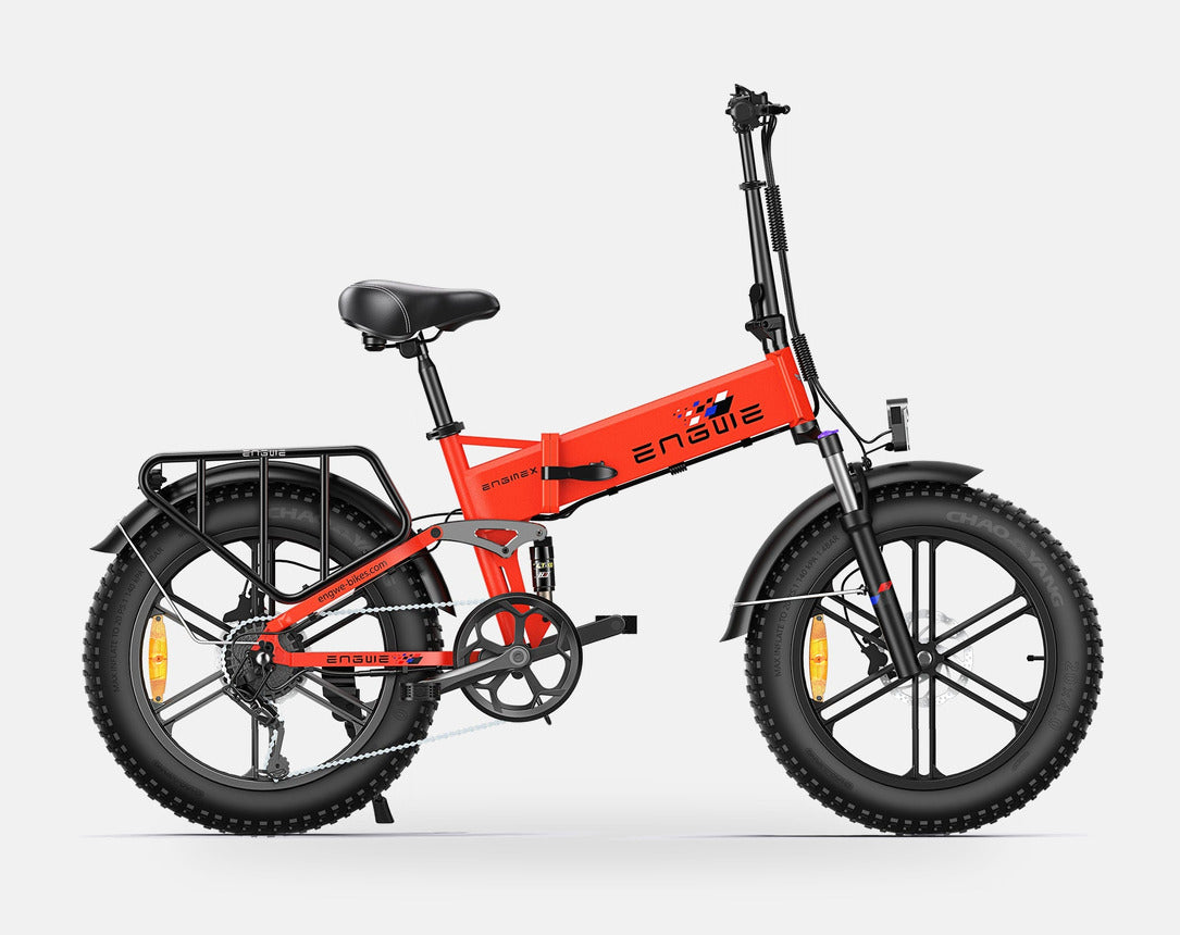 Vélo Électrique Compact de Ville Rouge - ENGWE Engine X